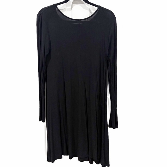 Old Navy Classic Black Long Sleeve Swing Dress Size Medium - Picture 4 of 6